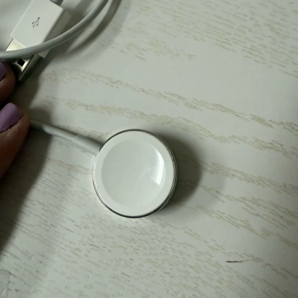 Apple Watch White Magnetic Charging Cable